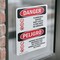 Signmission Flammable Vapors Keep Fire Away Bilingual Danger Sign, Vinyl Decal, 7in W x 10in L, 2PK OS-2PACK-DS-D-710-VS-1257 - alternate 2